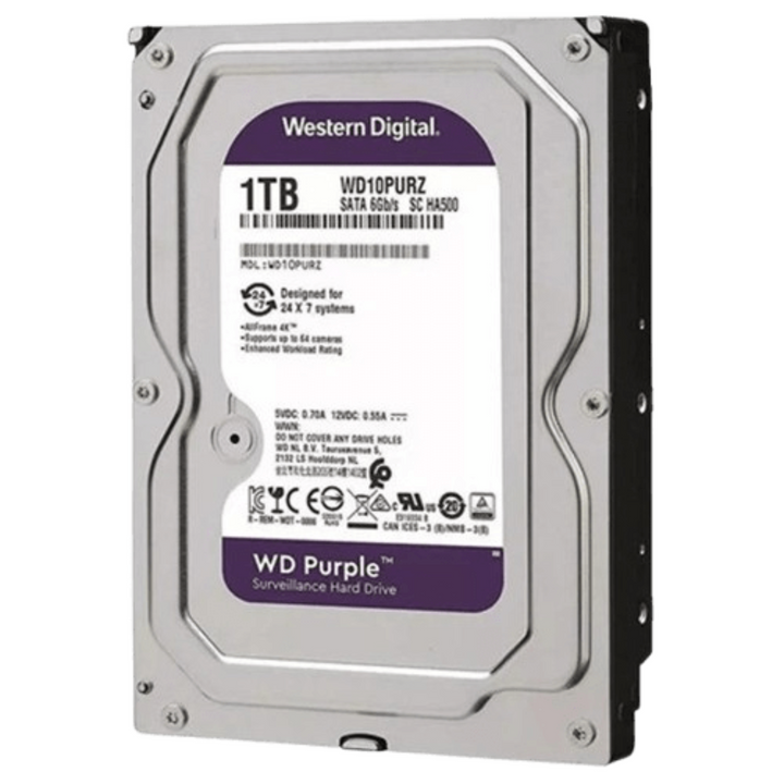 1TB Hard Disk Drive WD Purple Surveillance