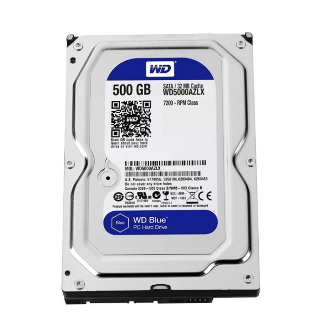500 GB SATA Desktop Hard Drive-Internal (WD)
