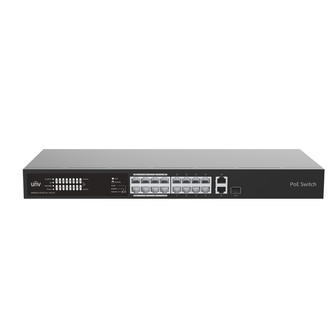 Unmanaged Ethernet Switch (PoE) NSW2020-16T1GT1GC-LPOE-IN – image 2